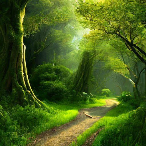 Realistic image of nature that depicts a long way to go